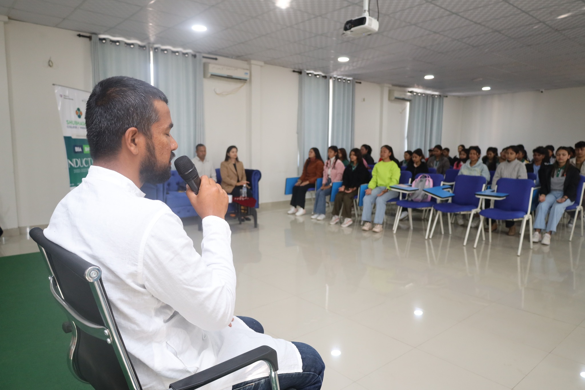 Guest Lecture on Art of Living at #ShubhashreeCollege